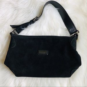 Stuard Weitzman Velvet Black HandBag NWOT